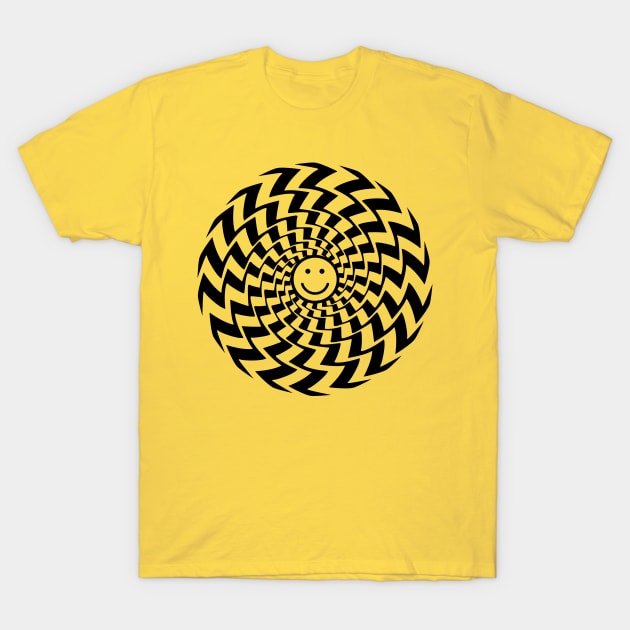 Trippy Smiley Face T-Shirt by SillyShirts